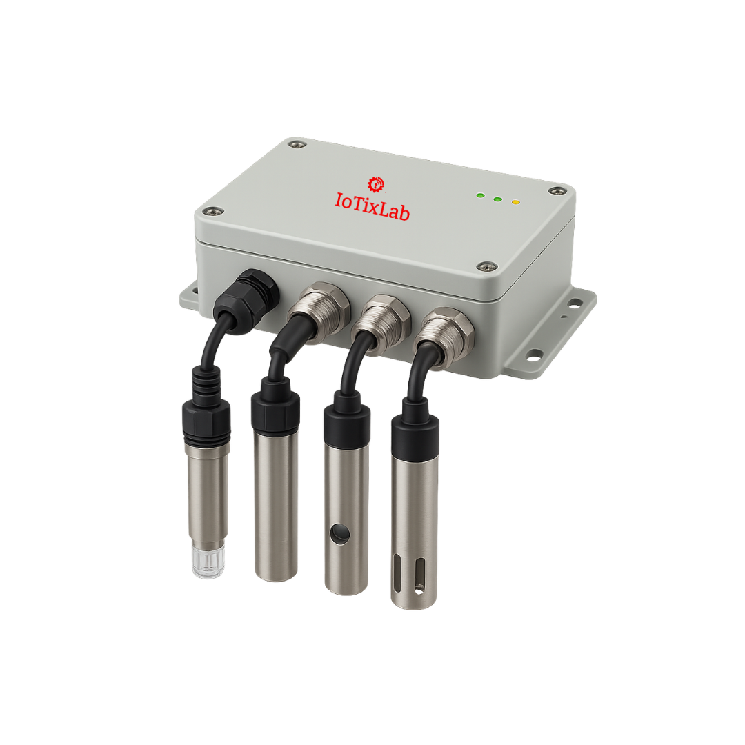 Effluent Treatment Plant Monitoring Sensor Setup