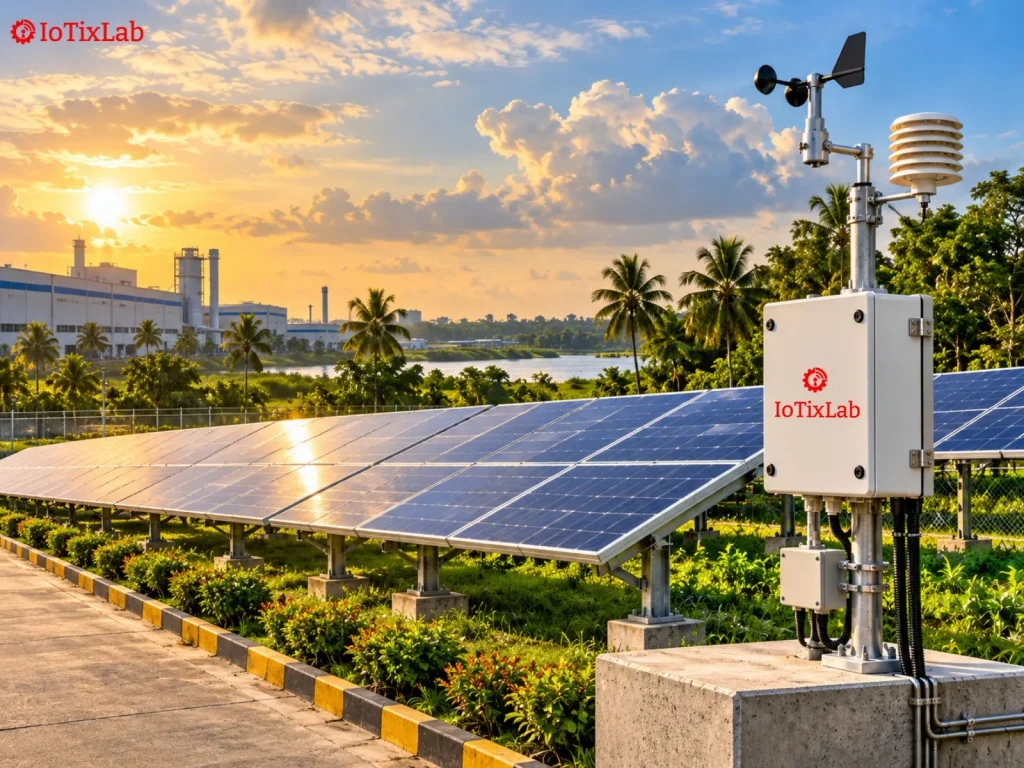 Solar Plant Monitoring Setup